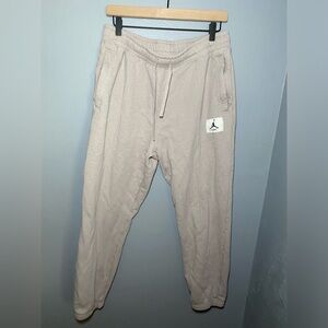 Jordan Essentials Statement Fleece Sweatpants- Stone Heather